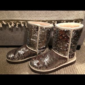 Two-Toned Sequin Uggs